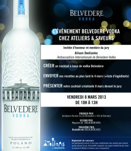 Belvedere contest chez Ateliers & Saveurs