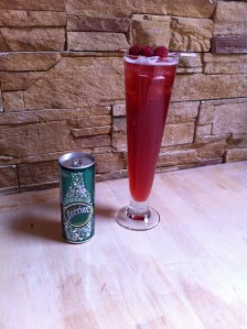 Tadam... et voici mon cocktail le Red Pale !!!