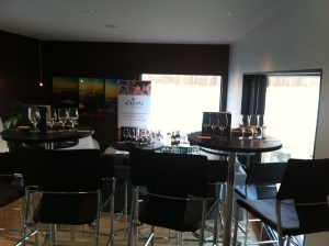 la salle de dégustation...