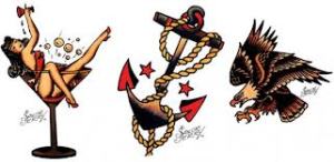 Quelques tatoos de Sailor Jerry...