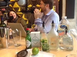 Sophie et Guénaël avant la dégustation...