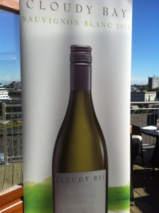 Dégustation de Cloudy Bay...