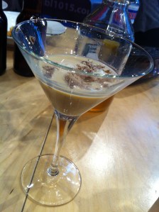 Ce qui reste de mon cocktail, après la dégustation...