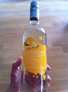 La bouteille de Desire Mist...