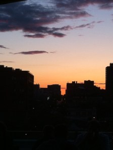 Quel magnifique coucher de soleil.....