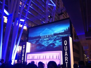 Lancement de la Vodka Quartz ...