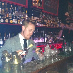 Sam en pleine action...