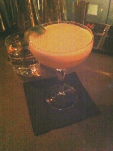 Tadam...et voici mon cocktail le Smoking Cusado !