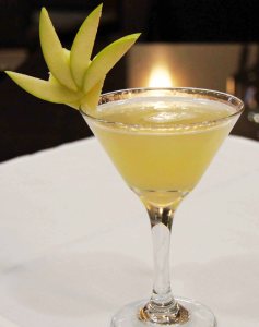 Le cocktail Fresh Sake Martini quand je l'avais créé....